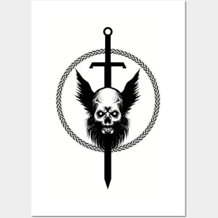Skull & Sword Posters and Art